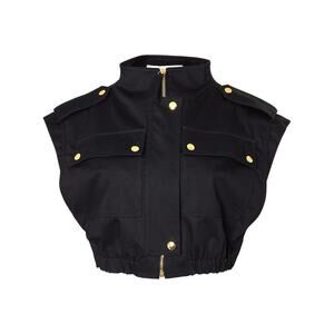 Carolina Herrera Zip-up Cropped Cargo Vest
